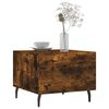 vidaXL Table basse Ch&ecirc;ne fum&eacute; 50x50x40 cm Bois d'ing&eacute;nierie