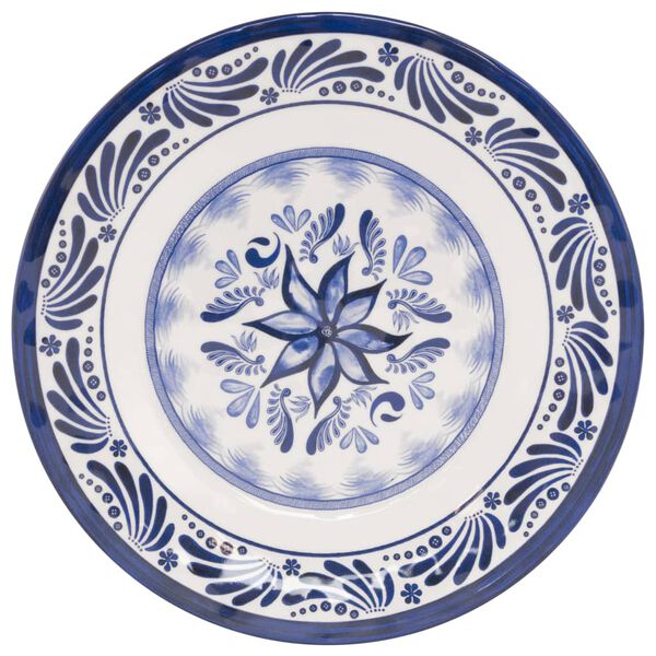 Bo-Camp Vaisselle 16 pcs Old Dutch m&eacute;lamine bleu