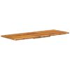 vidaXL Dessus de meuble-lavabo de salle de bain Acacia 140x52x2,5 cm