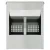 vidaXL Distributeur pour lapins Argent 20 x 12,5 x 25 cm