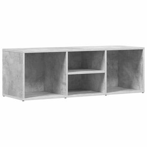 vidaXL Banc &agrave; chaussures Gris b&eacute;ton 105x35x35 cm Agglom&eacute;r&eacute;