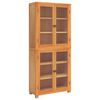 vidaXL Ensemble de meubles de rangement 2 pc Naturel 80 x 35 x 185 cm