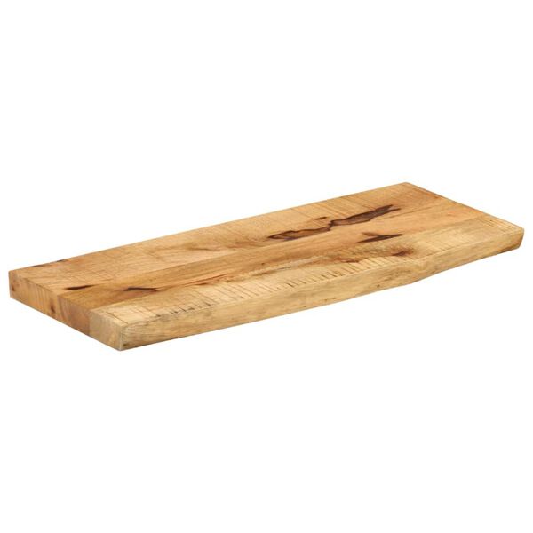vidaXL Dessus de table 70x30x2,5 cm bord vif bois massif manguier brut