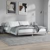vidaXL Cadre de lit sans matelas sonoma gris 120x200cm bois ingénierie
