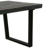 vidaXL Table basse Bois de melia azedarach massif 102x56x41 cm Gris