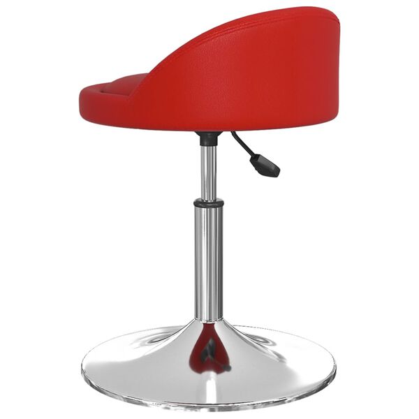 vidaXL Tabouret de bar Rouge bordeaux Similicuir