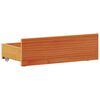 vidaXL Cadre de lit sans matelas avec t&ecirc;te de lit 90x200 cm bois pin