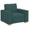 vidaXL Canap&eacute; Fauteuil Vert Fonc&eacute; 100x78x84 cm Tissu