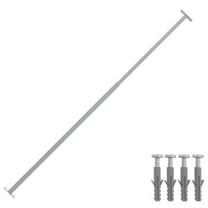 vidaXL Barre de fen&ecirc;tre r&eacute;glable de s&eacute;curit&eacute; 710-1200 mm