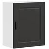 vidaXL Armoire murale de cuisine Porto noir bois d'ing&eacute;nierie