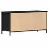 vidaXL Meuble TV Ch&ecirc;ne noir 100 x 40 x 50 cm Bois d'ing&eacute;nierie