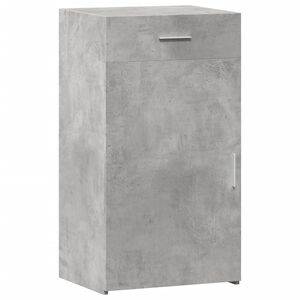 vidaXL Buffet gris b&eacute;ton 50x42,5x93 cm bois d'ing&eacute;nierie