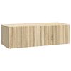 vidaXL Meuble TV mural 98 x 41 x 30 cm Ch&ecirc;ne Sonoma Bois d'ing&eacute;nierie