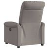 vidaXL Fauteuil inclinable Taupe Tissu