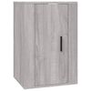 vidaXL Ensemble de meubles TV 2 pcs Sonoma gris Bois d'ingénierie