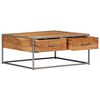 vidaXL Table basse 75x75x35 cm Bois solide d'acacia