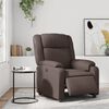 vidaXL Fauteuil inclinable &eacute;lectrique Marron Similicuir