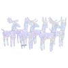 vidaXL Rennes de No&euml;l 6 pcs 240 LED Multicolore Acrylique