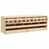 vidaXL Pondoir 5 compartiments 117x33x38 cm bois de pin massif