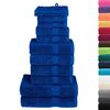 vidaXL Ensemble de serviettes de qualit&eacute; sup&eacute;rieure SOLUND 12 pcs bleu