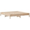 vidaXL Cadre de lit sans matelas 200x200 cm bois massif de pin