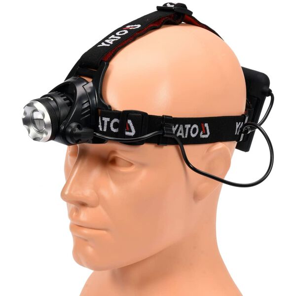 YATO Lampe frontale &agrave; Cree XM-L2 10W