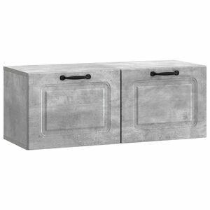 vidaXL Meuble TV mural Gris b&eacute;ton 78,5 x 31 x 30 cm Bois d'ing&eacute;nierie