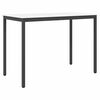 vidaXL Table de bar Blanc 150 x 80 x 105 cm Bois de pin massif