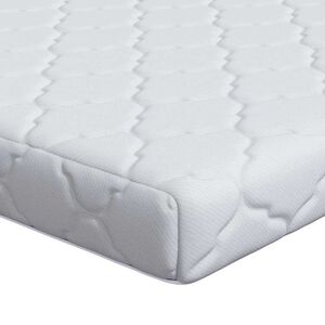 vidaXL Matelas Blanc 200 x 200 cm Mousse PU