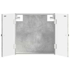 vidaXL Cabinet pour cible BREDA Gris b&eacute;ton 52,5 x 10,5 x 53,5 cm