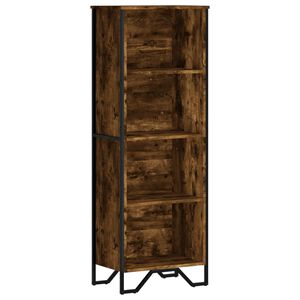 vidaXL Biblioth&egrave;que ch&ecirc;ne fum&eacute; 50x31x137,5 cm bois d'ing&eacute;nierie
