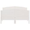vidaXL Cadre de lit sans matelas blanc 120x200 cm bois de pin massif
