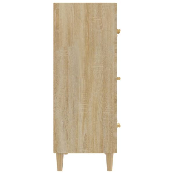 vidaXL Buffet Chêne sonoma 70x34x90 cm Bois d'ingénierie