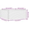 vidaXL Jardini&egrave;re 110x110x49,5 cm bois massif de douglas