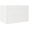 vidaXL Jardini&egrave;re blanc 70x40x46 cm bois de pin massif