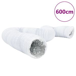 vidaXL Conduit de ventilation aluminium et PVC 6 m Ø10 cm
