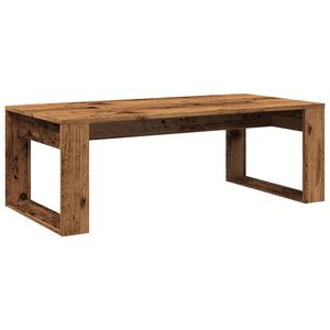 vidaXL Table basse vieux bois 102x50x35 cm bois d'ing&eacute;nierie
