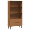 vidaXL Biblioth&egrave;que MOLDE 85 x 35 x 170,5 cm Bois de pin massif