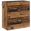 vidaXL Meuble sous lavabo de salle de bain Bois ancien