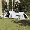 vidaXL Tente de camping 5 personnes blanc tissu occultant imperm&eacute;able