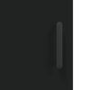 vidaXL Armoire murale noir 34,5x34x90 cm
