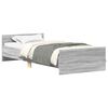 vidaXL Cadre de lit sans matelas sonoma gris 90x200 cm