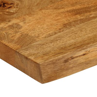 vidaXL Dessus de table 120x60x2,5 cm bord vivant bois massif manguier