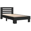 vidaXL Cadre de lit sans matelas noir 90x200 cm