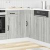 vidaXL Armoire d'angle de cuisine Kalmar sonoma gris bois d'ing&eacute;nierie