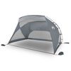 vidaXL Tente de plage gris 274x178x170/148 cm 185T polyester