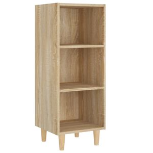 vidaXL Buffet Ch&ecirc;ne sonoma 34,5x32,5x90 cm Bois d'ing&eacute;nierie
