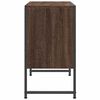 vidaXL Armoire lavabo de salle de bain ch&ecirc;ne marron bois d'ing&eacute;nierie