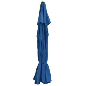 vidaXL Tissu de remplacement pour parasol d'ext&eacute;rieur Bleu azur&eacute; 515cm