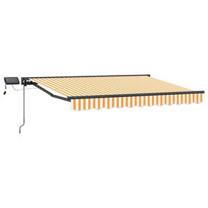 vidaXL Cadre de store manuel avec LEDs 3,5 x 2 m
